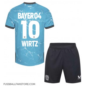 Bayer Leverkusen Florian Wirtz #10 Replik 3rd trikot Kinder 2023-24 Kurzarm (+ Kurze Hosen)